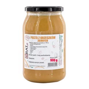 Masło orzechowe 100% Peanut Butter Smooth 900g - Pasty warzywne Masło orzechowe 100% Peanut Butter Smooth 900g - Pasty warzywne - miniaturka - grafika 1