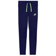 Legginsy - Nike Air Big Kids', Legginsy, Training Leggings, DA1003 492, granatowy, L - miniaturka - grafika 1