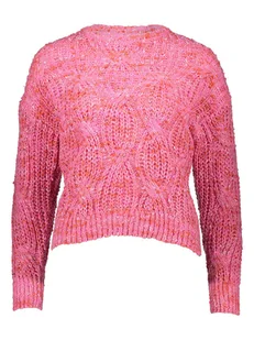 ONLY Sweter w kolorze różowym - Swetry damskie - miniaturka - grafika 1