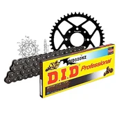 Części motocyklowe - Zestaw łańcuchów DID stal 520 NZ / 110 zapięcie na klips do Honda XL V Varadero 125 ccm rok prod. 2001-2013 - miniaturka - grafika 1