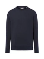 Bluzy męskie - Gant Bluza męska Mężczyźni Bawełna niebieski wypukły wzór tkaniny, M - miniaturka - grafika 1
