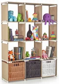 Półki i regały dla dzieci - Dziecięcy regał z półkami na zabawki Z4-H07 - miniaturka - grafika 1