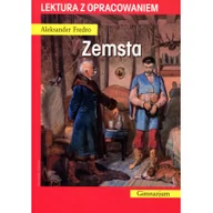 Lektury szkoła podstawowa - Zemsta. Lektura z opracowaniem - miniaturka - grafika 1