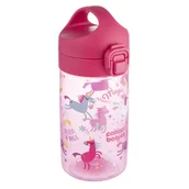 Bidony dla dzieci - Canpol Babies Junior, bidon na wodę dla dzieci, różowy, od 2,5 roku, 400 ml - miniaturka - grafika 1