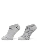 Skarpetki damskie - Calvin Klein Zestaw 2 par stopek damskich 701218779 Szary - miniaturka - grafika 1