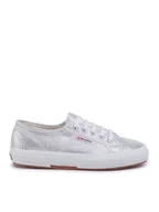 Trampki damskie - Superga Trampki 2750 Lamew S001820 Srebrny - miniaturka - grafika 1