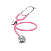 Urządzenia medyczne - MDF STETOSKOP Z PODWÓJNĄ GLOWICĄ 747 MDF 1 różowy TOW012057 - miniaturka - grafika 1