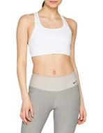 Biustonosze - Damski biustonosz sportowy Nike Impact White/Pure Platinum/Pure Platinum XS - miniaturka - grafika 1