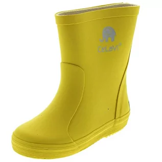 Buty dla dziewczynek - CeLaVi Dziecięce unisex wodoszczelne kalosze, 100% kauczuk naturalny, buty przeciwdeszczowe, rozmiar: 30, kolor: żółty, 1147 - grafika 1