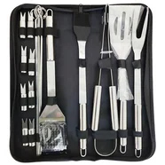 MIRPOL Zestaw akcesoriów do grilla w etui MIR-HD001