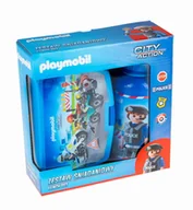 Zestawy naczyń dla dzieci - ASTRA Zestaw bidon + śniadaniówka policja Playmobil PL-08 511020002 - miniaturka - grafika 1