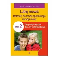 Pedagogika i dydaktyka - Lubię mówić cz 2 Materiały do terapii Anna Tońska-Szyfelbein - miniaturka - grafika 1