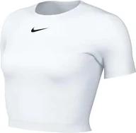 Koszulki i topy damskie - Nike FB2873-100 W NSW Tee ESSNTL Slim CRP LBR T-Shirt Damski Biały Rozmiar 2XL, biały, XXL - miniaturka - grafika 1