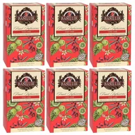 Herbata - BASILUR Fruit Infusions - Owocowa herbata bezkofeinowa z naturalnym aromatem goji, limonki i cytrusów, w saszetkach 20 x 2 g x6 - miniaturka - grafika 1
