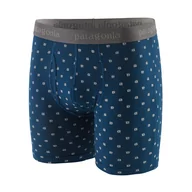 Bielizna sportowa męska - Męskie bokserki termoaktywne Patagonia Essential Boxer Briefs 6" sun beams: lagom blue - S - miniaturka - grafika 1