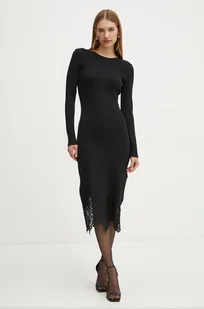 Morgan sukienka RMSIKA kolor czarny midi dopasowana RMSIKA - Sukienki - miniaturka - grafika 1