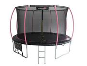 Trampoliny - Trampolina LEAN Sport Max 6ft Czarno-Różowa - miniaturka - grafika 1