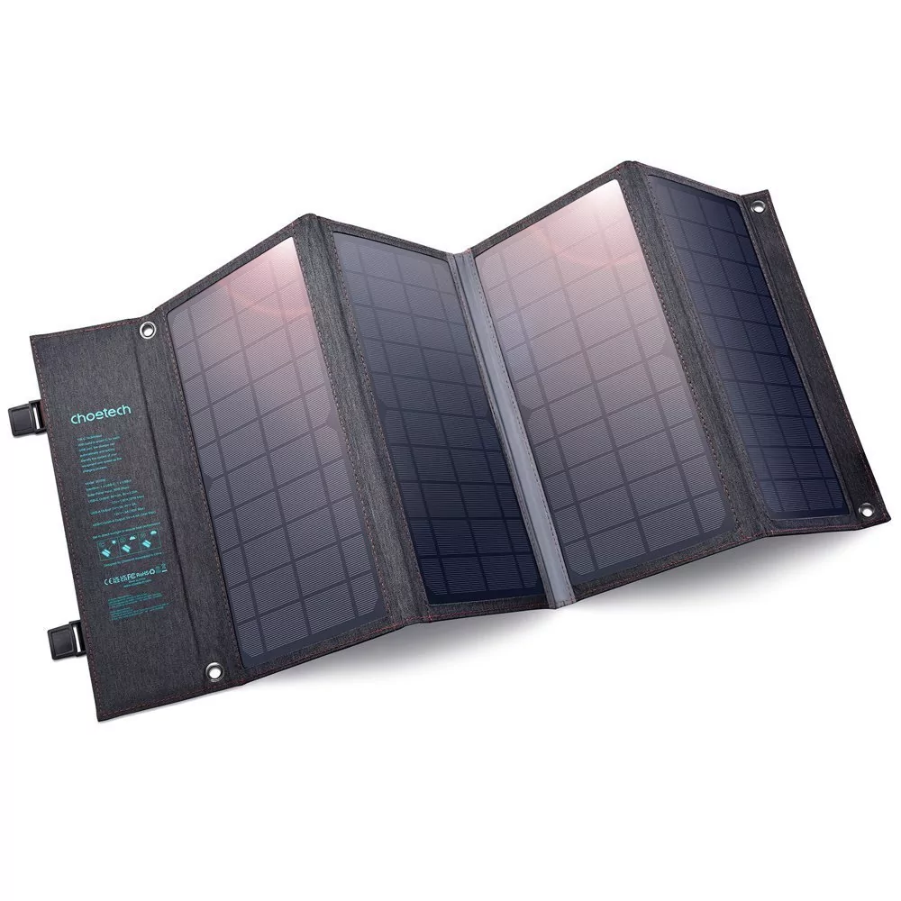 Choetech Choetech Ładowarka solarna fotowoltaiczna 36W panel słoneczny USB choetech_20210816124649