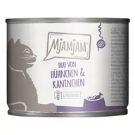Mokra karma dla kotów - MjAMjAM Duo 6 x 200 g - Soczysty kurczak i królik z dynią na parze - miniaturka - grafika 1