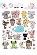 Zabawki kreatywne - Tatuaże zmywalne dla dzieci Słodkie zwierzaki XXL - miniaturka - grafika 1