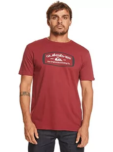 Quiksilver Podstawowa koszulka męska czerwona XS - Koszulki męskie - miniaturka - grafika 1