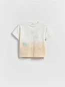 Bluzki dla niemowląt - Reserved - Bawełniany t-shirt z aplikacją - wielobarwny - miniaturka - grafika 1