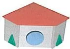 Akcesoria dla gryzoni - PINOKIO DOMEK NAROŻNY PINO-05 - miniaturka - grafika 1