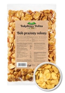 Słona Przekąska Bób Prażony Solony 500g Chipsy Z Bobu Bakaliowa Dolina