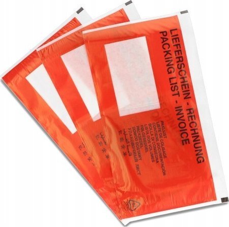 Emerson Koperty kurierskie Emerson DL transparentne czerwone 1000