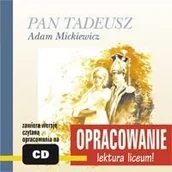 Audiobooki - lektury - Pan Tadeusz. Opracowanie - miniaturka - grafika 1