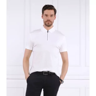 Tommy Hilfiger Polo DC INTERLOCK ZIP | Slim Fit - Koszule męskie - miniaturka - grafika 1