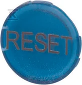 Sterowniki i przekaźniki - M22-XDL-B-GB14 Soczewka w przycisku, płaska niebieska, RESET - miniaturka - grafika 1