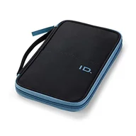 Moda i Uroda OUTLET - Volkswagen 11G087404 teczka na dokumenty z ochroną RFID, wzór ID, czarno-niebieska - miniaturka - grafika 1