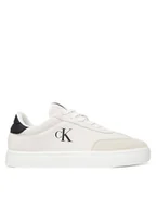 Sneakersy damskie - Calvin Klein Jeans Sneakersy Classic Cupsole Mg Su YM0YM01300 Biały - miniaturka - grafika 1