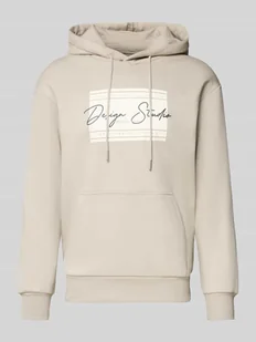 Bluza z kapturem o kroju regular fit z mieszanki bawełny - Bluzy męskie - miniaturka - grafika 1