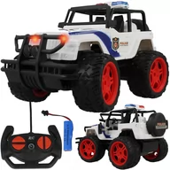 Zabawki zdalnie sterowane - Samochód Zdalnie Sterowany Monster Truck Policja U458 - miniaturka - grafika 1