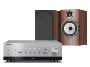 Yamaha R-N1000A (srebrny) + 706 S3 (mokka) - Zestawy stereo - miniaturka - grafika 1