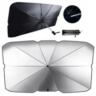 Akcesoria motoryzacyjne - ROLETA DO SAMOCHODU Parasol PRZECIWSŁONECZNY na PRZEDNIĄ SZYBĘ Auta 65x125 - miniaturka - grafika 1