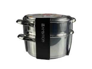 GARNEK CHEF DO GOTOWANIA NA PARZE 22CM AMBITION - Garnki - miniaturka - grafika 1