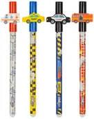 Długopisy - Długopis wymazywalny STRIGO pojazdy 0,5mm mix wzorów wkład niebieski 1szt. /SSC186/ - miniaturka - grafika 1