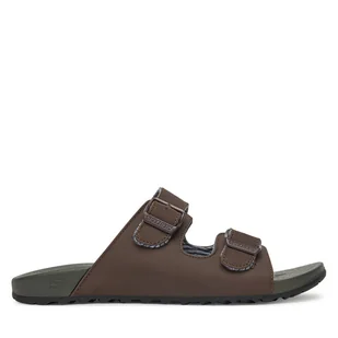 Klapki Skechers Pelem-Rolento 66042/CHOC Brązowy - Klapki i japonki męskie - miniaturka - grafika 1