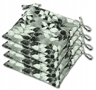 Poduszki na krzesła - Komplet Poduszek Na Krzesło 35x35 wiązane 4 szt. - miniaturka - grafika 1