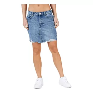 ONLY Damska spódnica dżinsowa, krótka, jasnoniebieski (light blue denim), 34 - Spódnice - miniaturka - grafika 1