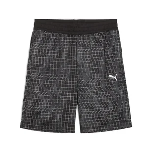 Młodzieżowe szorty Essentials TRAIN ALL DAY PUMA Black - Odzież sportowa dziecięca - miniaturka - grafika 1