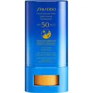 Balsamy i kremy do opalania - Shiseido Sun Care Clear Stick UV Protector WetForce pielęgnacja miejscowa z ochroną przeciwsłoneczną SPF 50+ 20 g - miniaturka - grafika 1