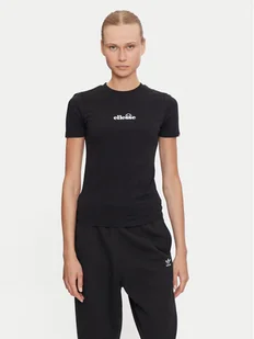 Ellesse T-Shirt SGP16458 Czarny Regular Fit - Koszulki i topy damskie - miniaturka - grafika 1