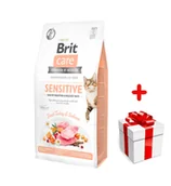 Sucha karma dla kotów - BRIT Care Cat Grain-Free Sensitive 2kg + niespodzianka dla kota GRATIS! - miniaturka - grafika 1