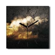 Zegary - Klasyczny zegar ścienny na płótnie Chmury 30x30 cm, Coloray - miniaturka - grafika 1