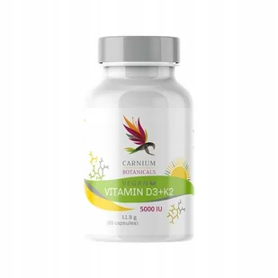 Suplement diety, Carnium Botanicals Witamina D3 5000 U +K2, 30Kaps. - Witaminy i minerały - miniaturka - grafika 1