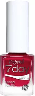 Depend 7day Linnea Collection Hybrid Polish 7281 Red Red Lips - Lakiery do paznokci - miniaturka - grafika 1